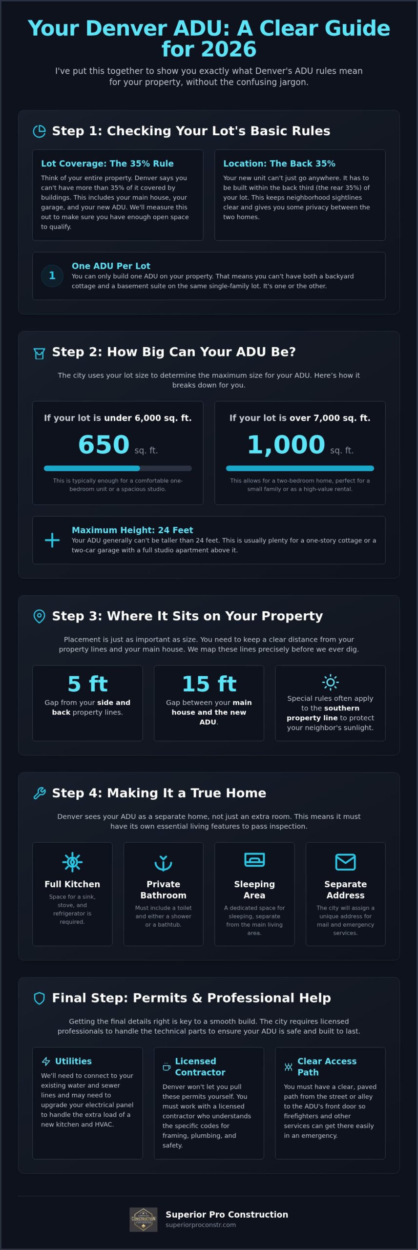 ADU Building Requirements in Denver: Your 2026 Homeowner Guide